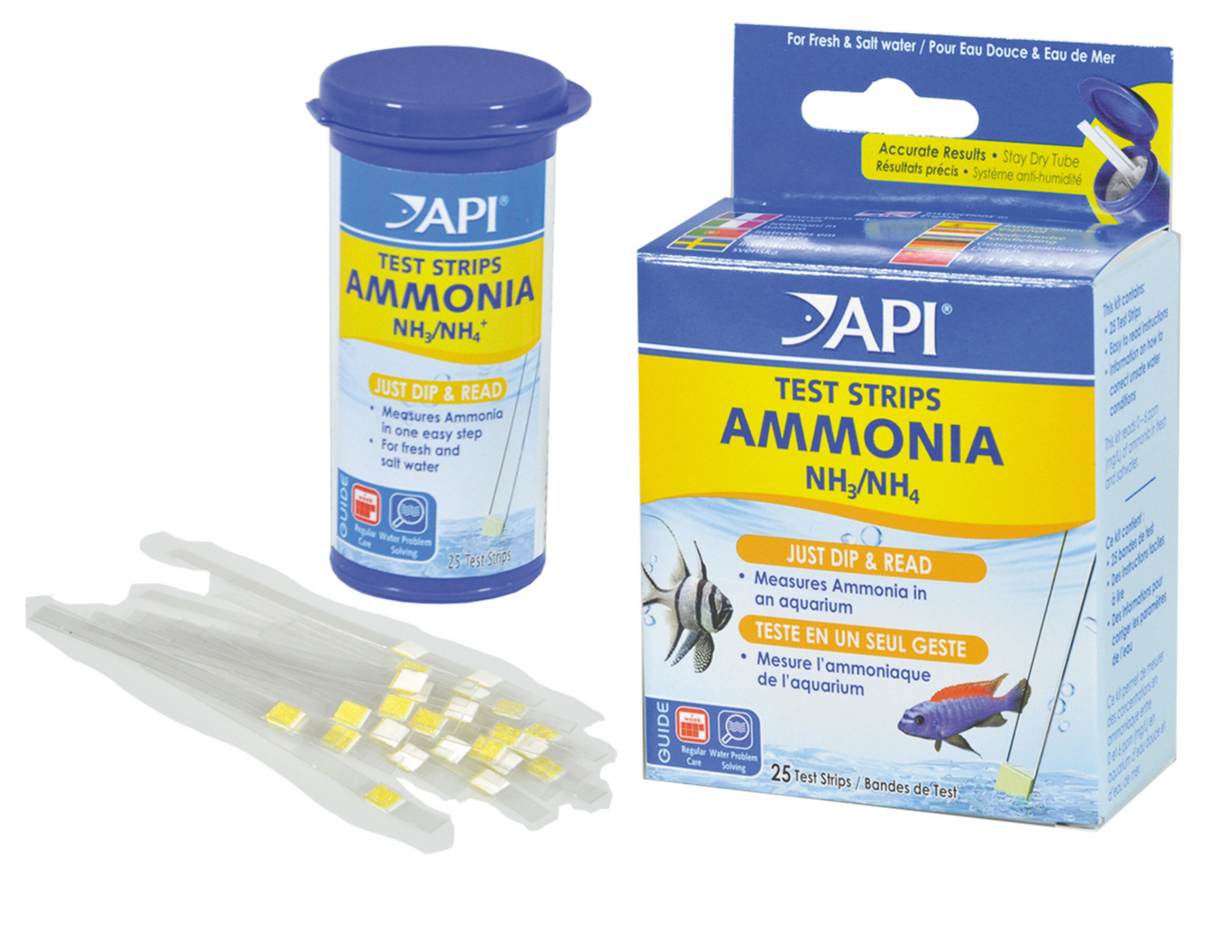 Ammonia test strip