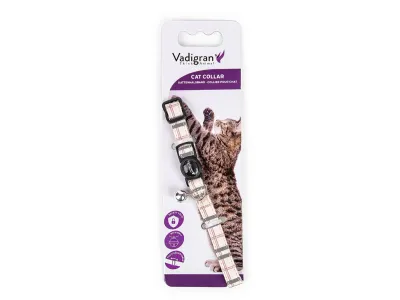 Cat Collar Tartan Beige 20-30cm