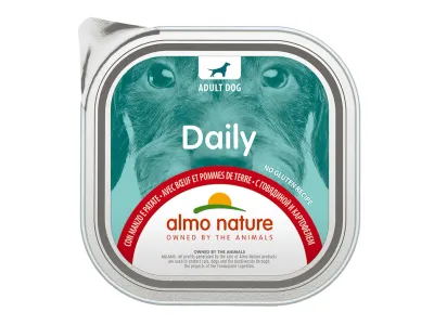 Daily Dogs Wet Dog Food with Beef and Potato – Almo Nature