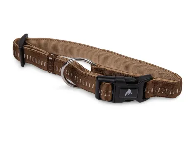 Nylon Soft Grip Dog Collar – Red – Bruin