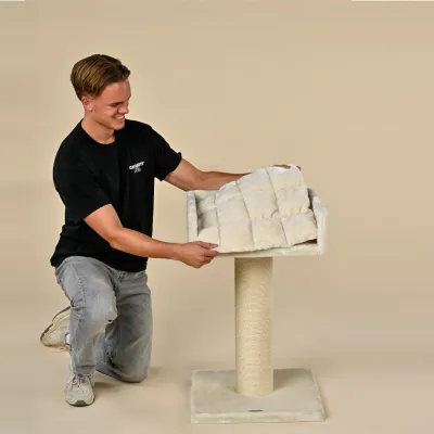 Cat Tree Ragdoll Lounge 80 cm – RHR Quality Beige