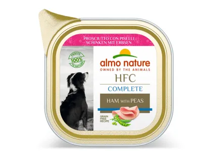 HFC Dogs Complete Ham Met Erwten Wet Dog Food – Almo Nature