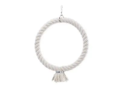 Bird Climbing Ring Cotton 46cm – White