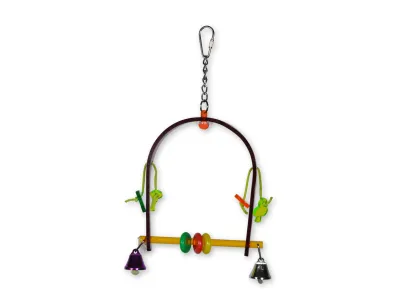 Bird Toy Plexi Swing Multicolor 26cm