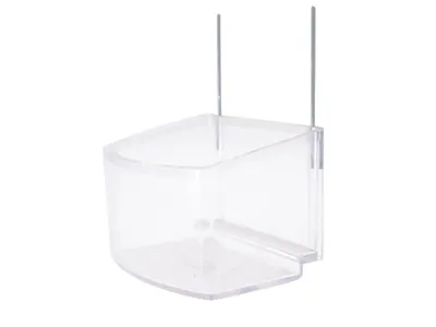 Parrot Feeding Bowl Plastic Transparent – Fauna