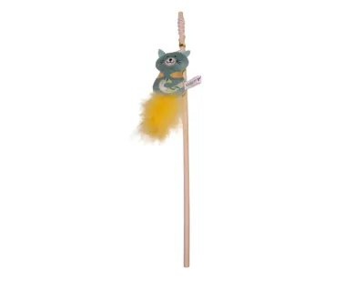 Cat Wand Toy 40cm – Poppy Orange