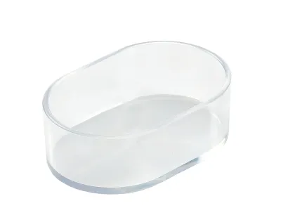 Oval Feeding Bowl Transparent – Fauna