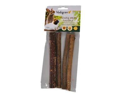 Chew Stick Hazelnut 15cm – Small (4pcs)
