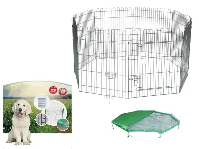 Dog Park Octagonal with Net 76x61cm