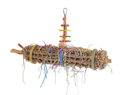 Foraging Roll Bird Toy 55cm – Natural