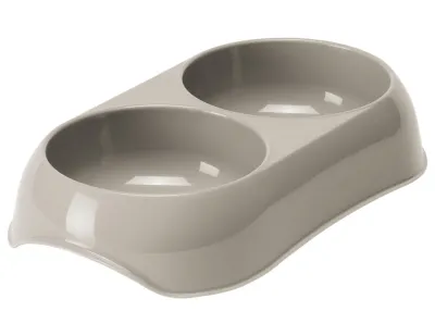 Food and Water Bowl Plato XS – Grey