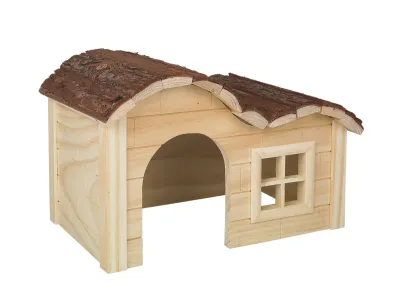 Small Animal Wooden House Jessi – Brown