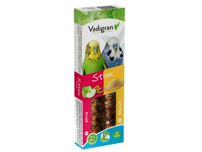 Parakeet Snack Stixx Fruit-Biscuit 2 in 1