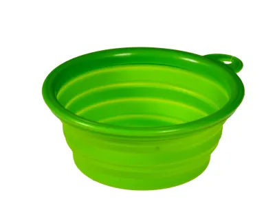 Collapsible Silicone Travel Bowl – Blue 17cm