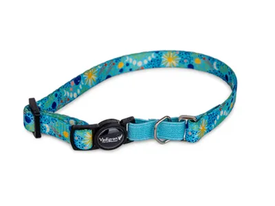 Cat Collar Yellow Star 20-30cm – Turquoise