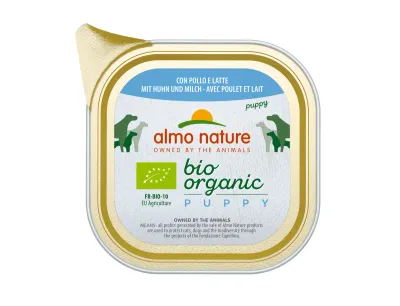 BIO Organic Puppy met Kip en Melk – Almo Nature