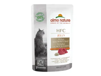 Cat Food HFC Jelly – Almo Nature – met tonijn en jonge ansjovis