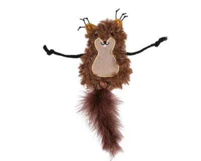 Pluche Tiggy Eekhoorn Kattenspeelgoed - Bruin
