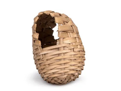Closed nesting box for exotic birds – Brown