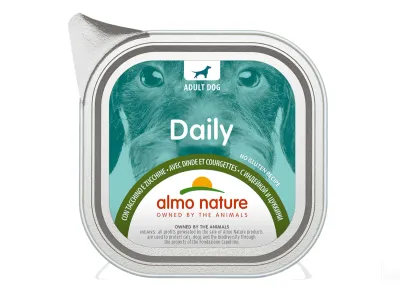 Daily Dogs wet food with turkey and zucchini – Almo Nature