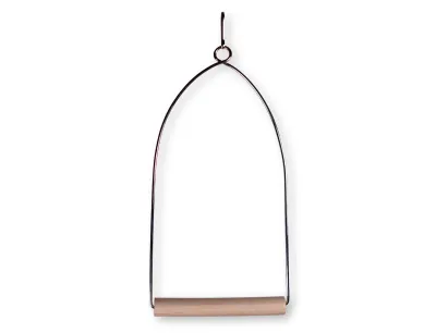 Wooden Arch Swing Bird Toy – Natural