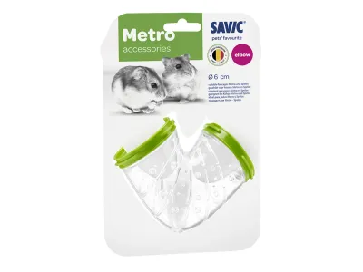 Savic Metro Elbow Knaagdier Speelaccessoire - Blauw