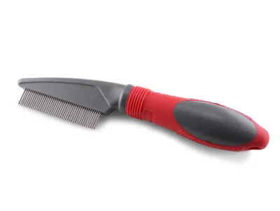 Kam met kort draaiende pinnen - Rood