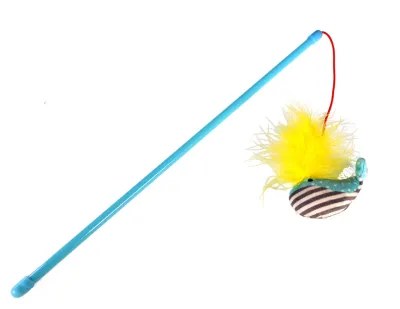 Cat Fishing Rod Toy 40cm – Bowi Multicolor