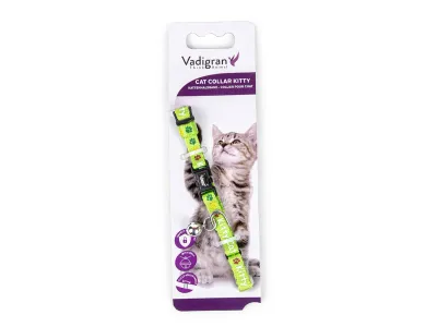 Kitty Cat Cat Collar Green 20-27cm