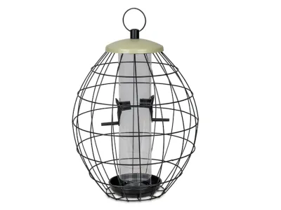 Bird Feeder with Protective Cage 33cm – Emma's Garden