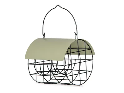 Peanut Butter Jar Holder with Protective Cage – Emma's Garden Green