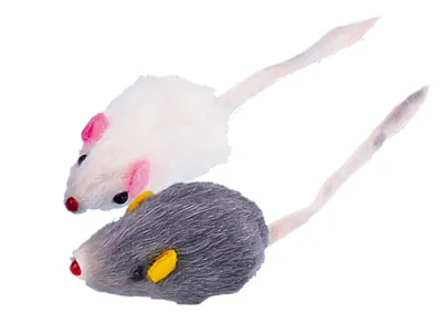 Cat Toy Mouse Short Hair 5cm – Assortiment