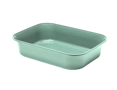 Cat Litter Box Open Green