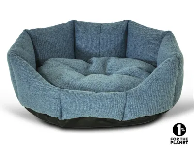 Round Dog Bed Neva – Midnight Blue