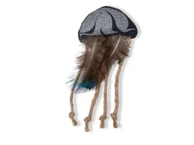 Cat Toy Jellyfish with Catnip Grey