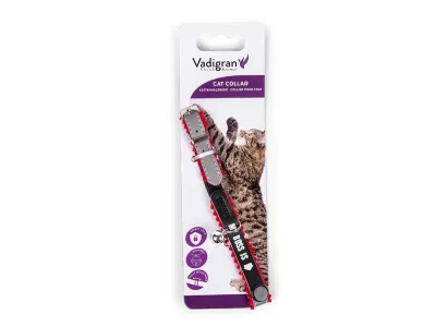 Cat Collar My Boss Reflective Red 30cm