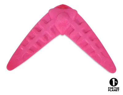 Dog Toy TPR Boomerang 17cm – Roze