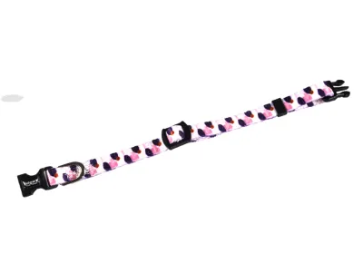 Kitten Collar Purple/White 16-25cm