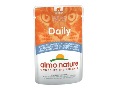 Almo Nature Daily Cats with Cod and Shrimp