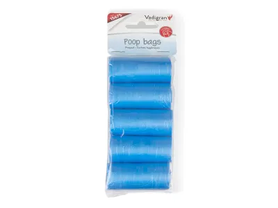 Poop Bags Blue – 20 Rolls Value Pack
