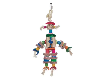 Bird Toy Scarecrow 29cm – Multicolor