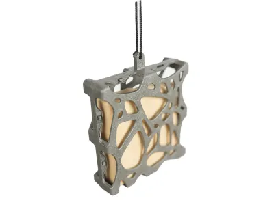 Suet Block Holder Anna Recycled 13cm – Singing Friend Grey