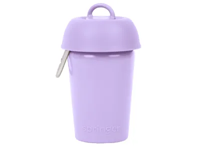 Reiswaterfles Flip – Springer Blue – Purple