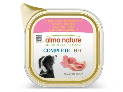 Almo Nature HFC Dogs Complete Kalfsvlees met Ham