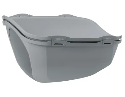 Cat Litter Box Billy Jumbo Grey