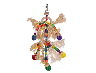 Bird Toy Fire Rings 35cm – Multicolor