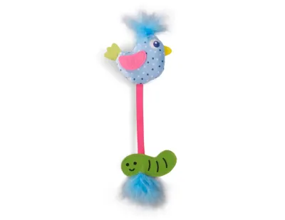 Cat Toy Bowi Bird with Worm 22cm