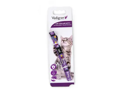 Cat Collar Kitty Cat Purple 20-27cm
