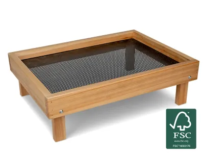 Ground Feeding Table Wood 39cm – Emma's Garden