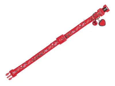 Cat Collar Charm Red 20-30cm
